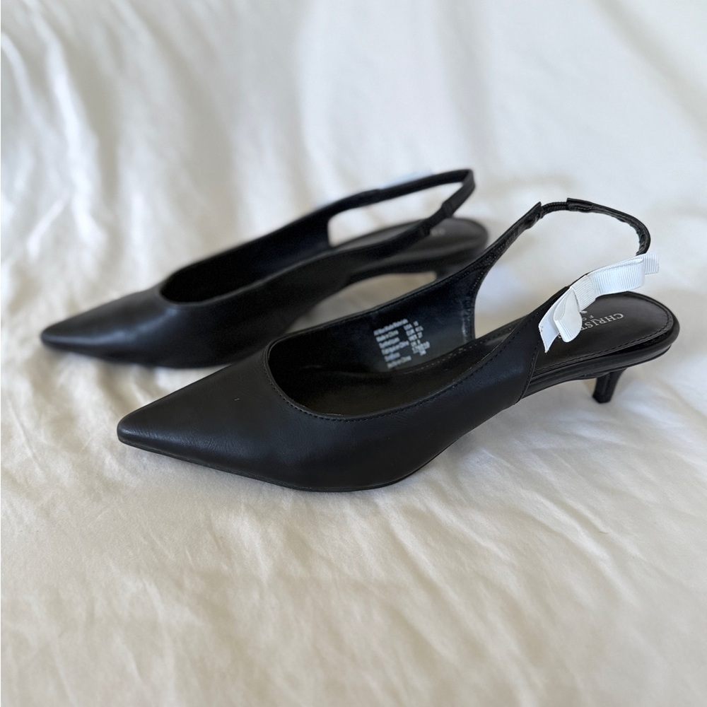 Christian Siriano for Payless Black Slingback Heels